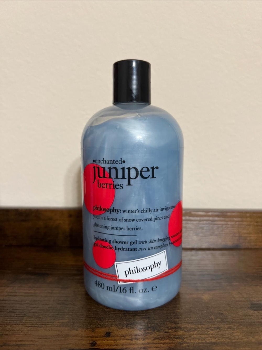 Philosophy Hydrating  Enchanted Juniper Berries Shower Gel 16 fl oz New
